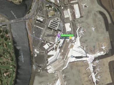 Live map view tracking unpowered assets in the Netcorp platform