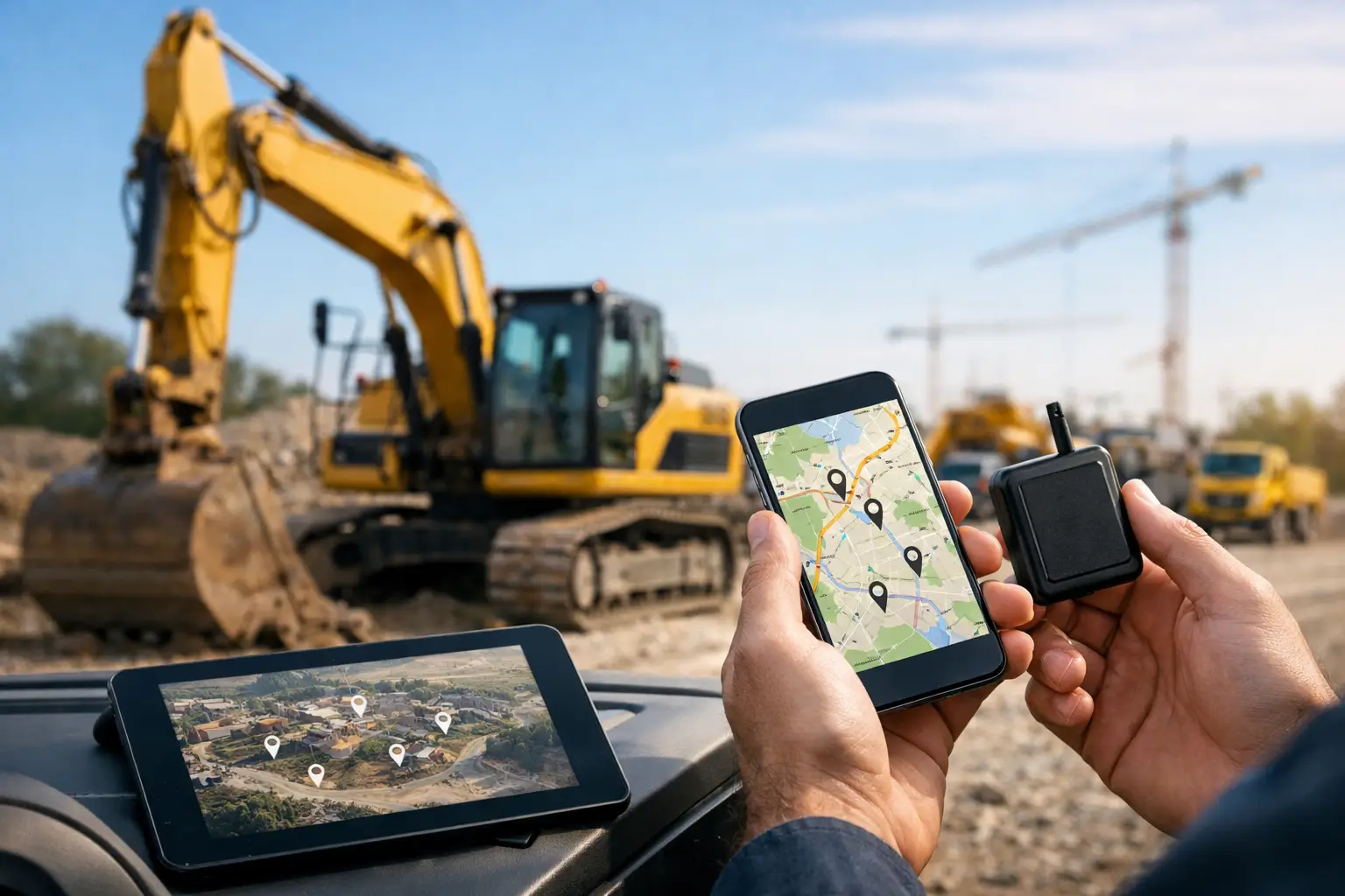 Plant Equipment GPS Tracking That Pays Its Way