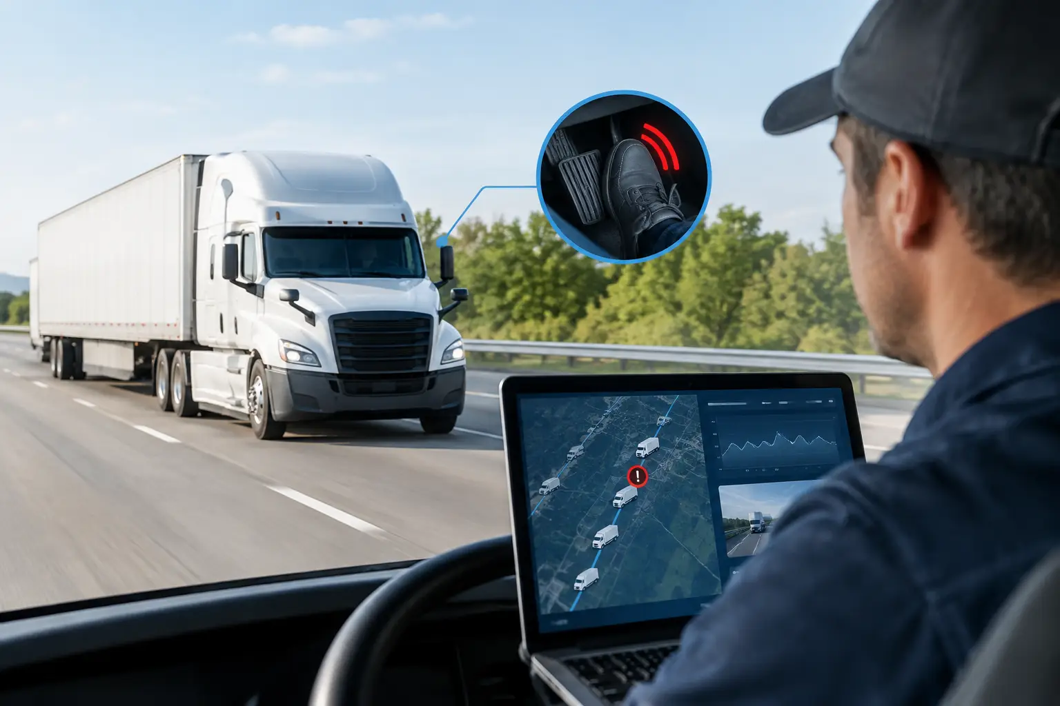 Harsh Braking Fleet Monitoring That Improves Safety